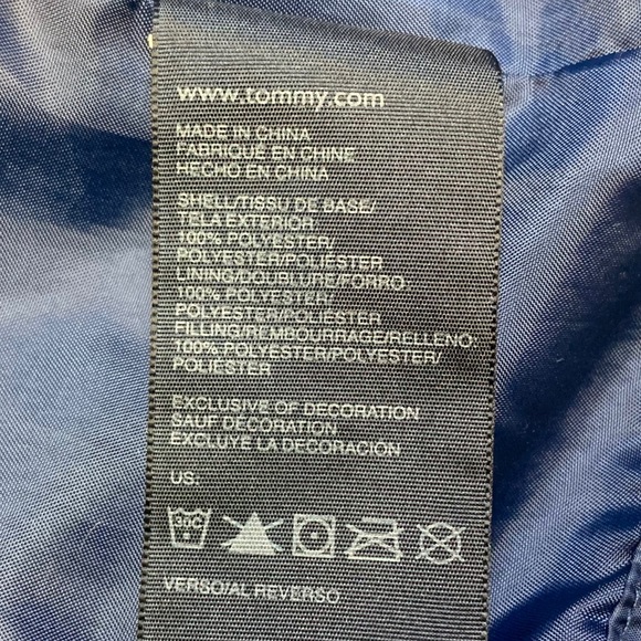 🌸HP❣️ Tommy Hilfiger Puffer Jacket Child M (8/10) - Picture 8 of 8